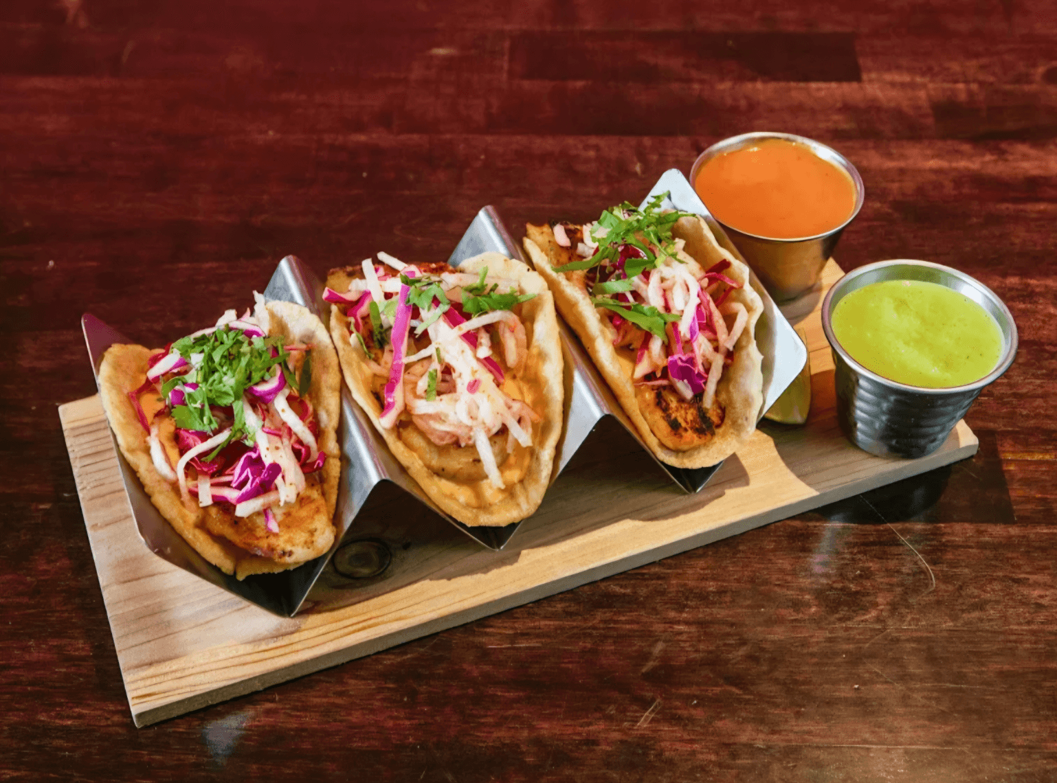 Frida Tacos — dining room and decor
