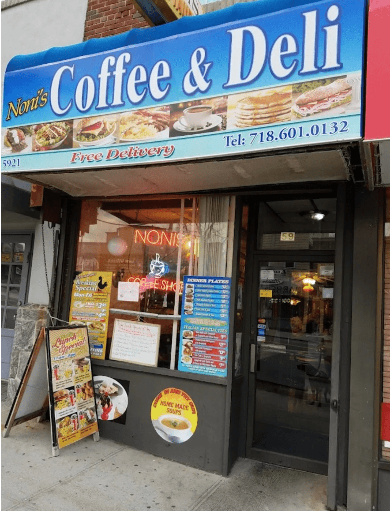 Noni's Coffee Shop — Bites! of the North Bronx lunch and dinner specials